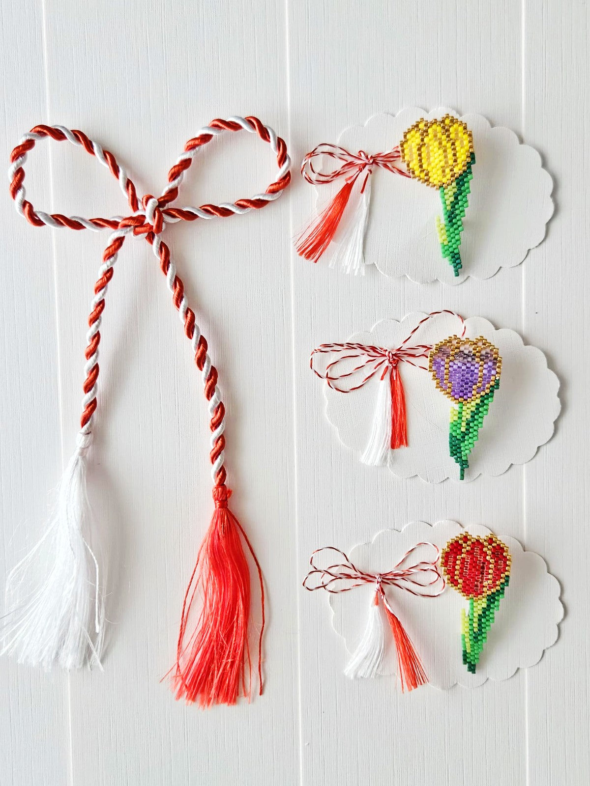 Brosa martisor lalea - ❤️ Creatii Delicate