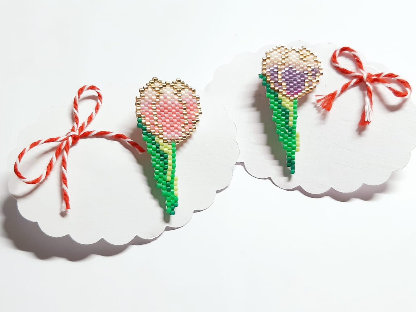 Brosa martisor lalea - ❤️ Creatii Delicate