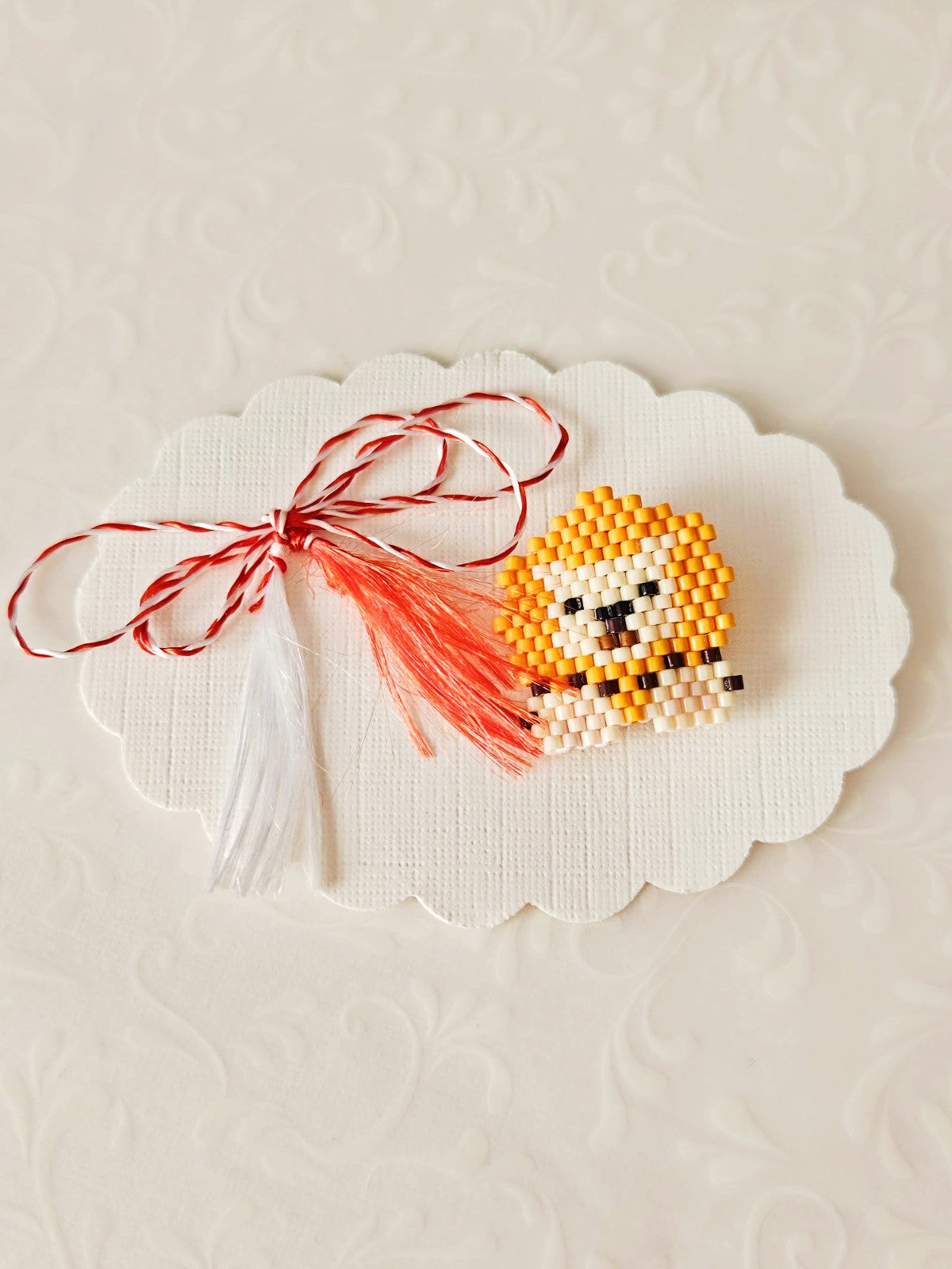 Brosa martisor leu