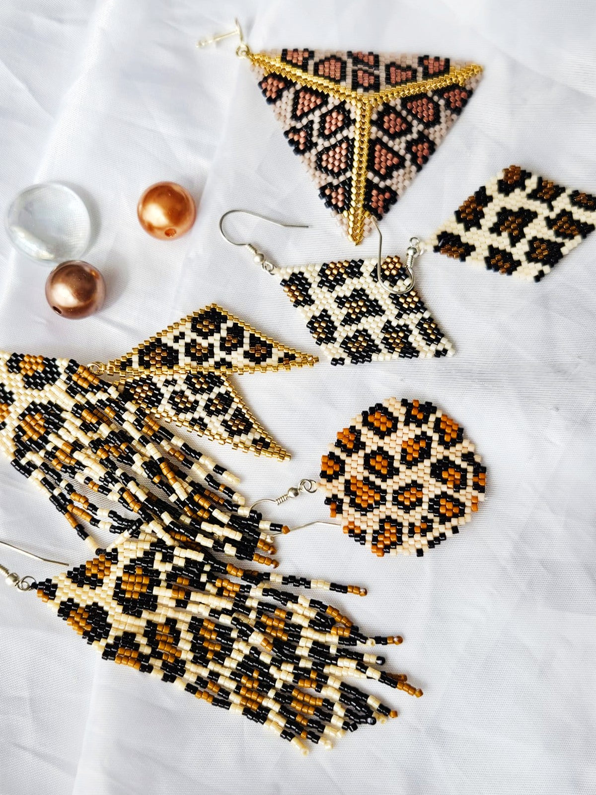 Cercei cerc mare Animal Print