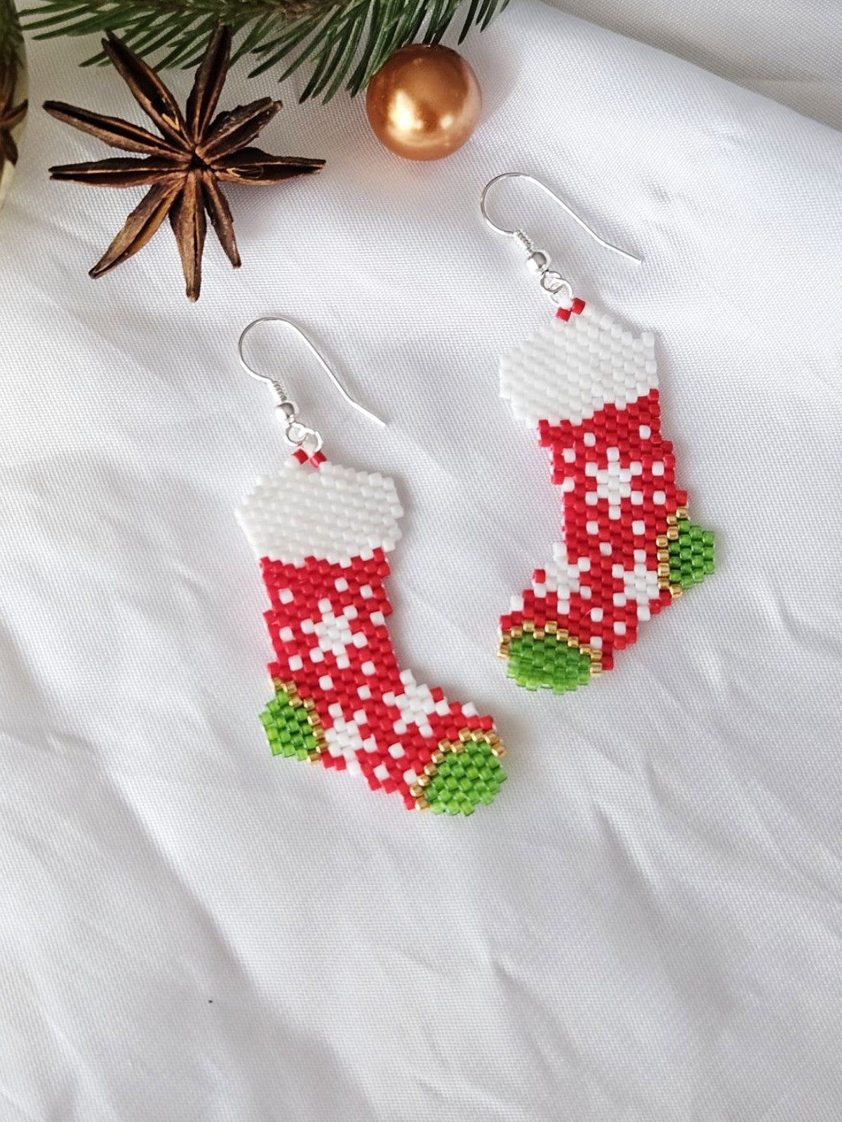 Cercei cizmulite Craciun - ❤️ Creatii Delicate