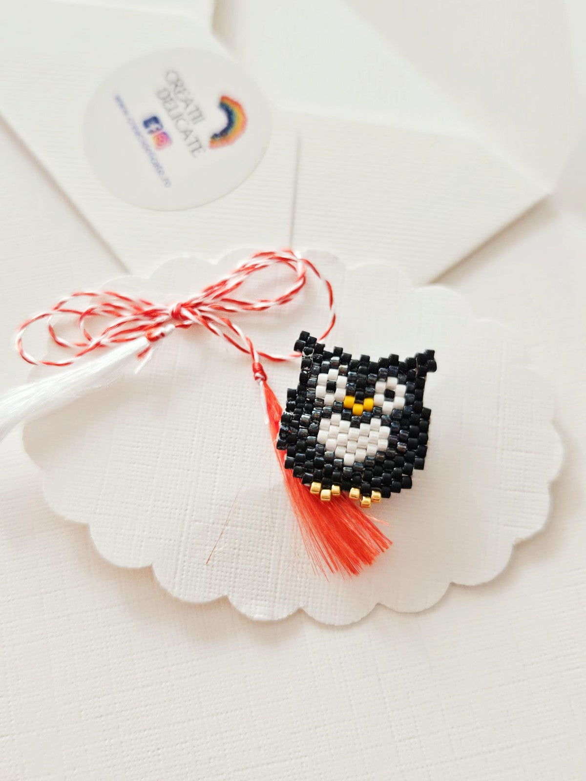 Brosa martisor bufnita