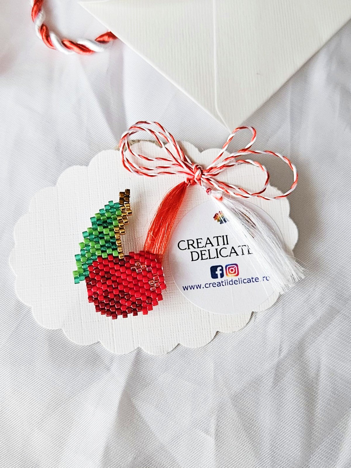 Brosa martisor cireasa