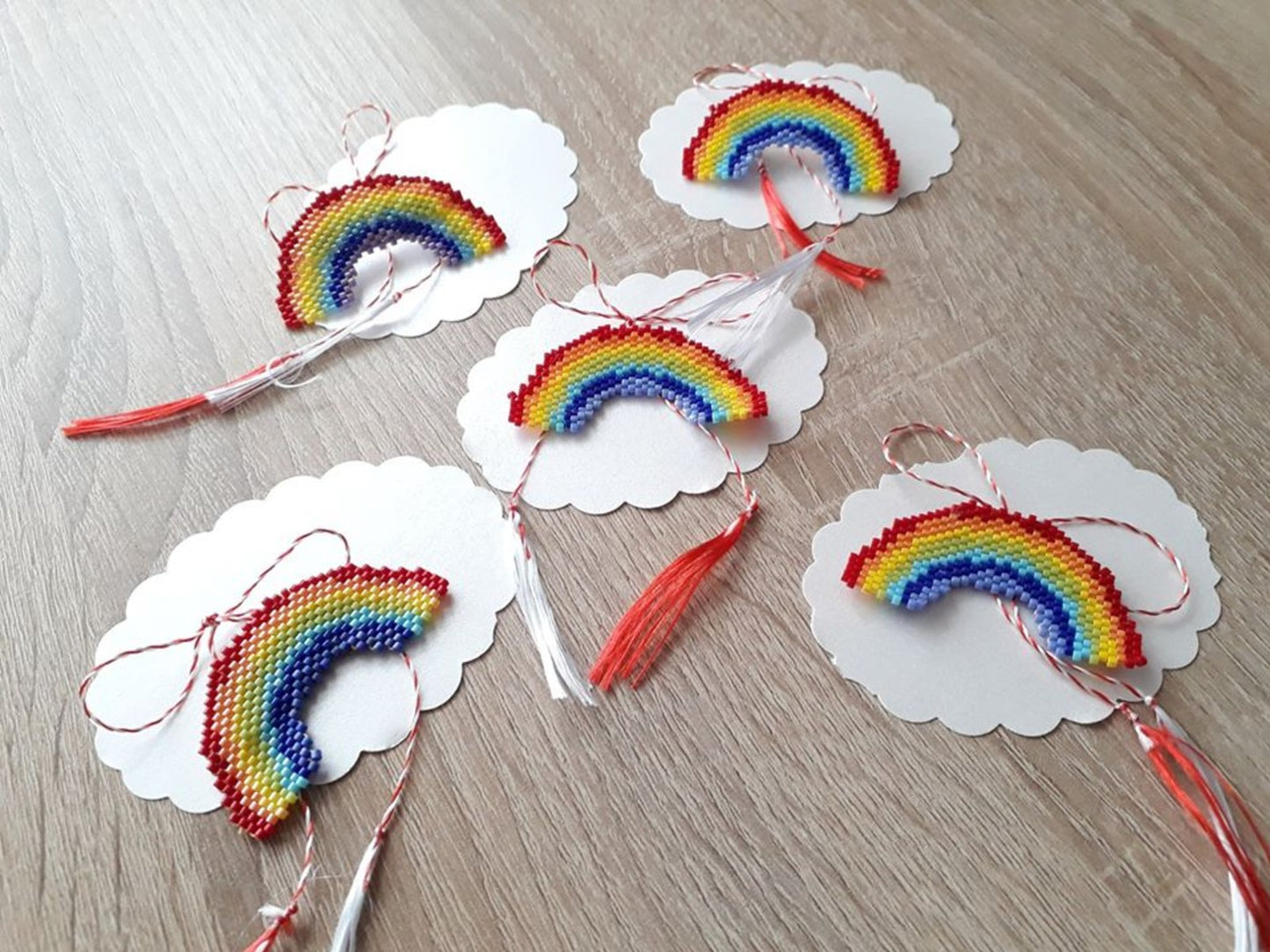 Brosa martisor curcubeu mare - ❤️ Creatii Delicate