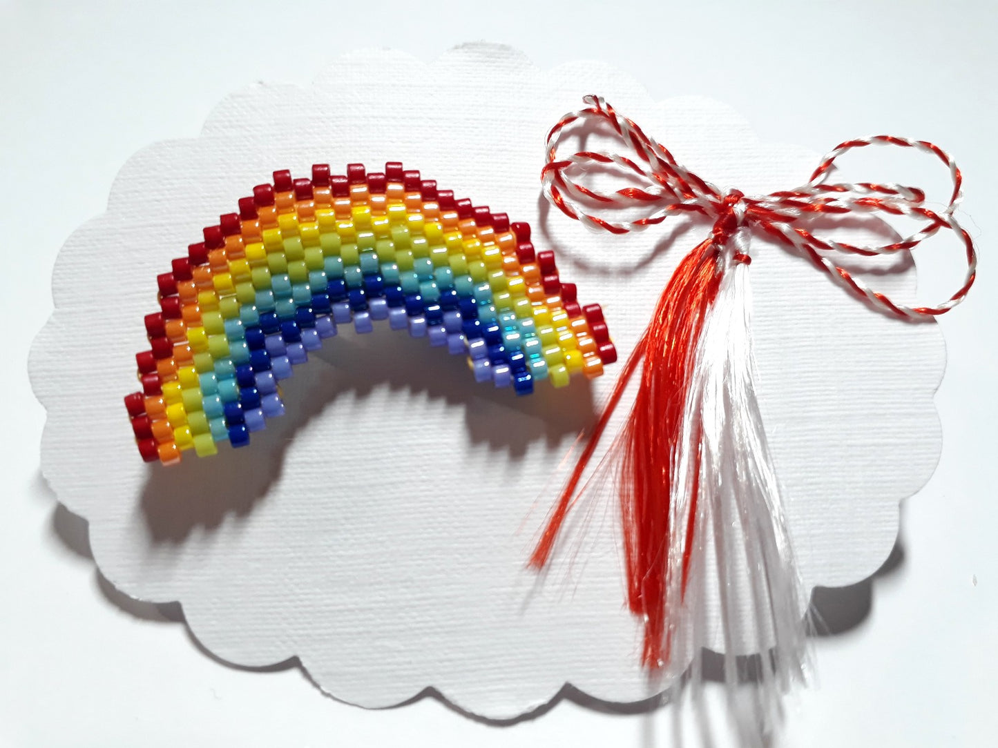 Brosa martisor curcubeu mic - ❤️ Creatii Delicate